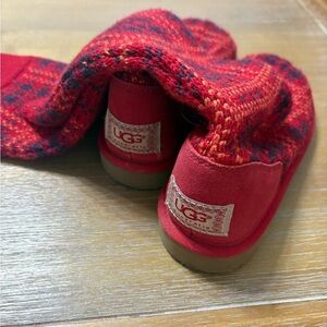 Uggs Socks Boots Plaids Size 3 Big Kids